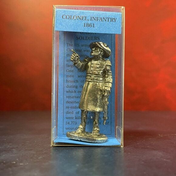 Vintage Westair Lead-Free Pewter Union Soldiers & Cannon 1861–1865 Civil War Set - Picture 7 of 14